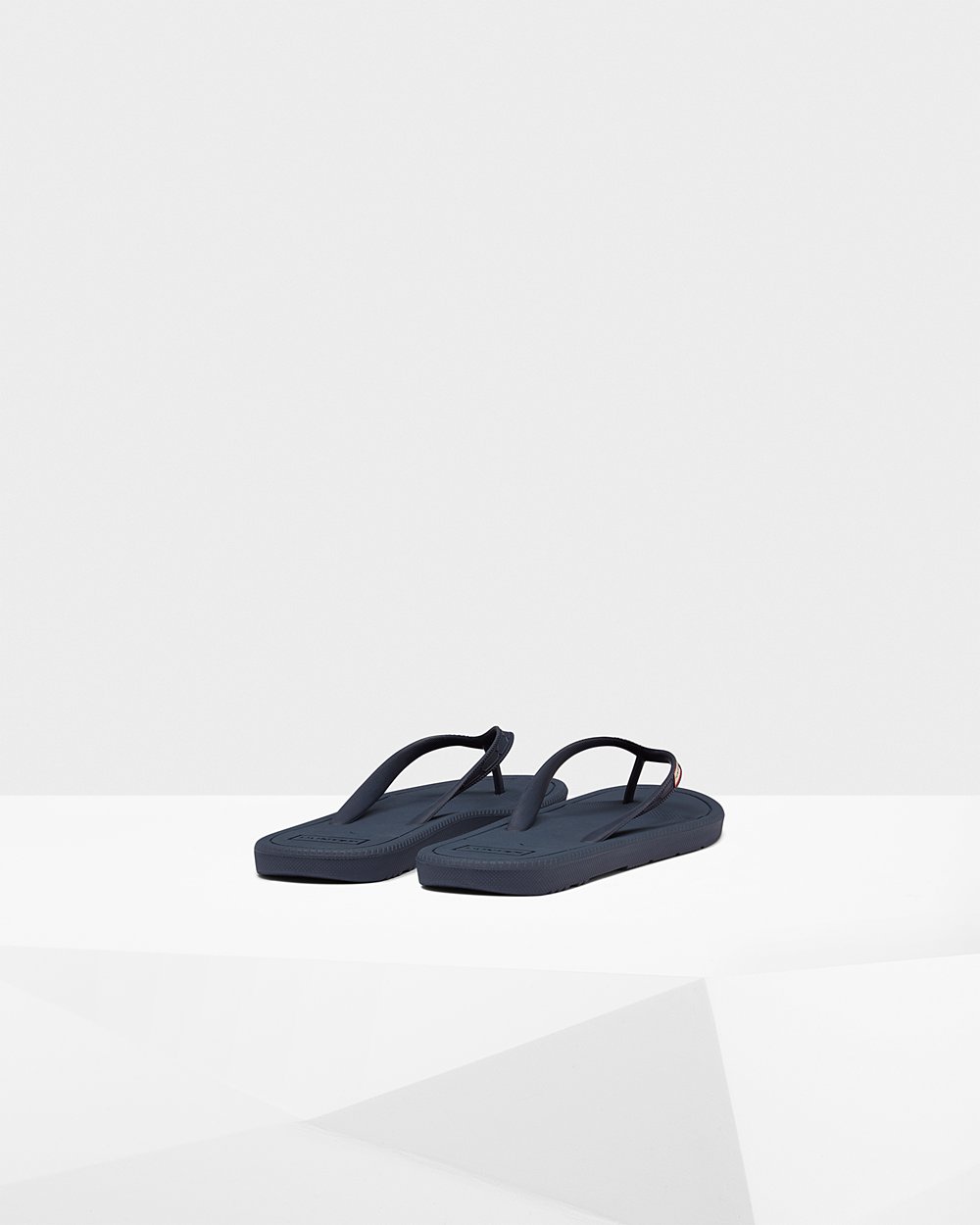 Hunter Flip Flops Marineblå - Dame Original - Norge LUZFTY-958